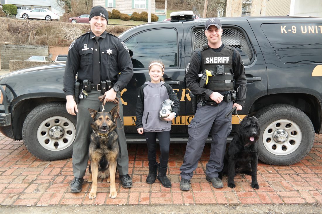Moundsville Girl Donates 750 to Help Marshall County Sheriff’s K9